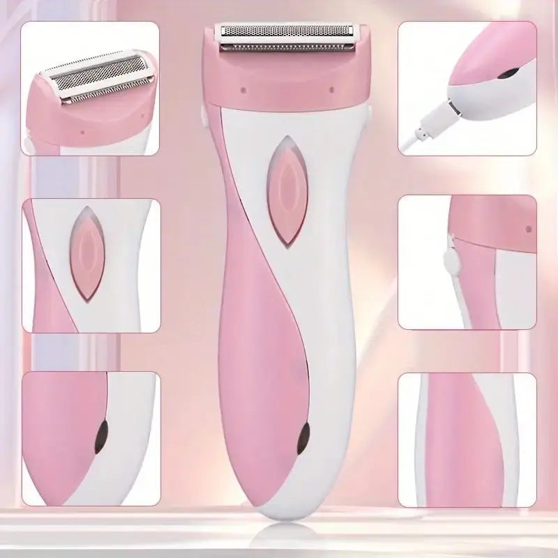 4 In 1 Electric Lady Shaver, Body Hair Removal Epilator, Painless Cordless Trimmer Razor, Gifts For Women