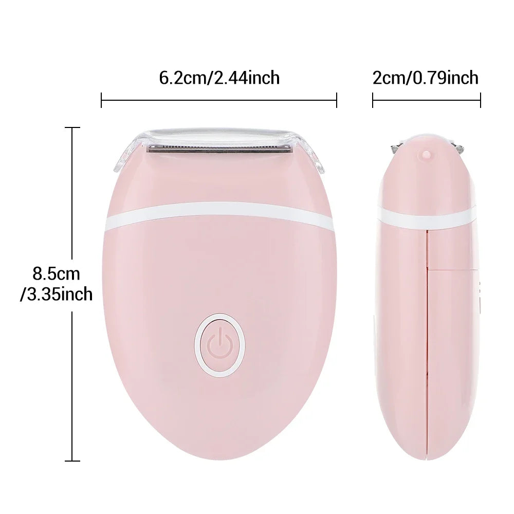 Women's 3 in 1 Shaver Electric Mini Washable Razor Special Hair Removal Equipment for Whole Body Leg Armpit Intimate Area